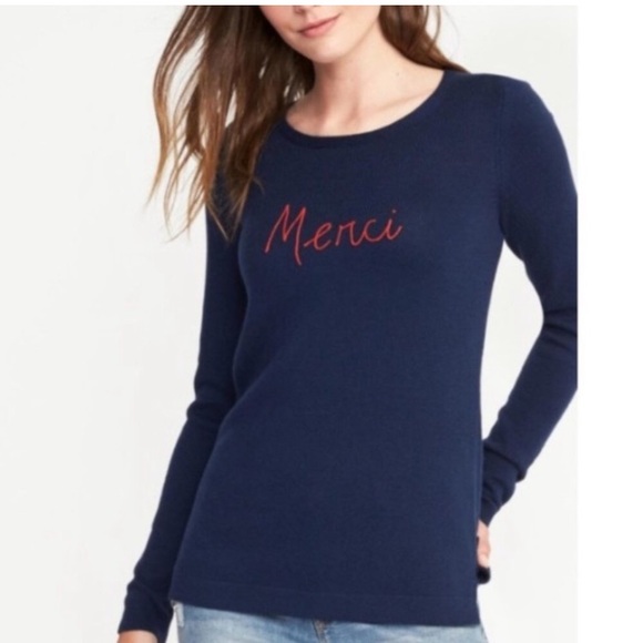 NWT Old Navy Merci Sweater - Picture 2 of 5